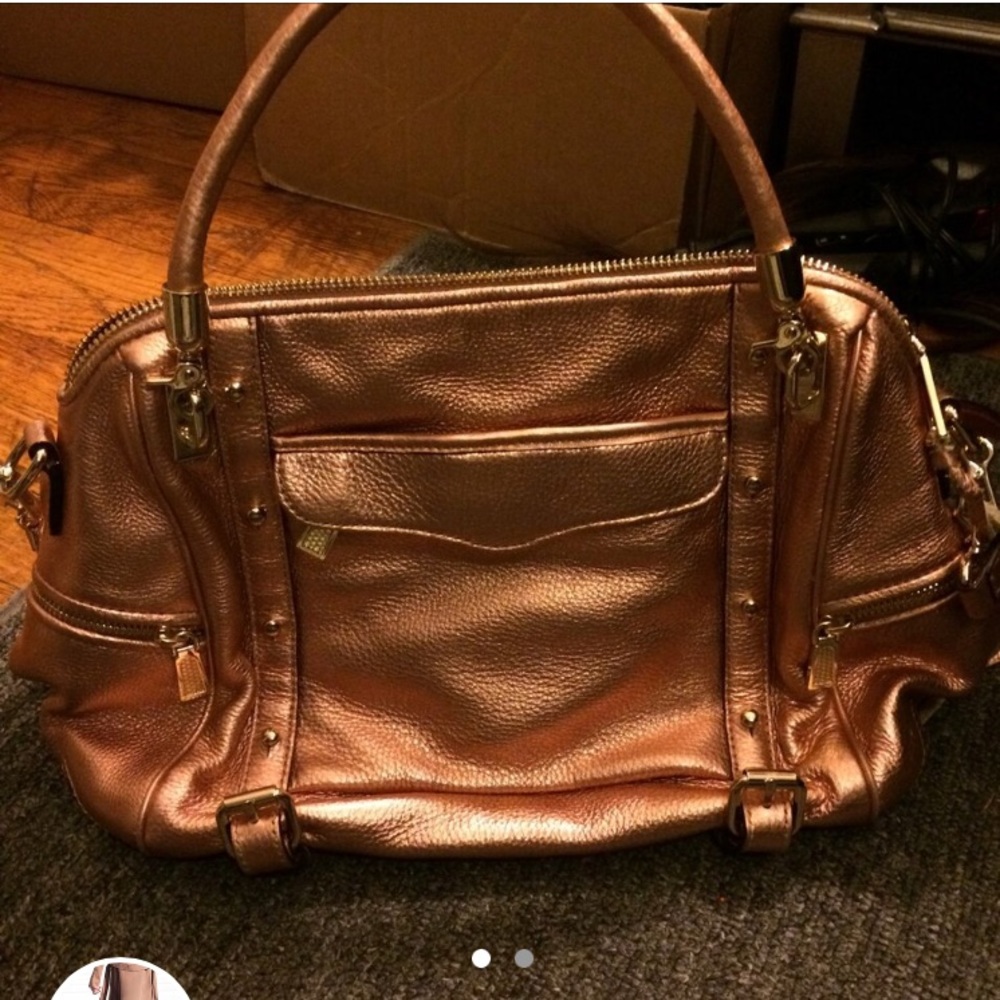 Rebecca Minkoff copper satchel